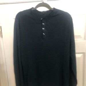 Robert Barakett Midnight Blue striped L/S 20/27.5